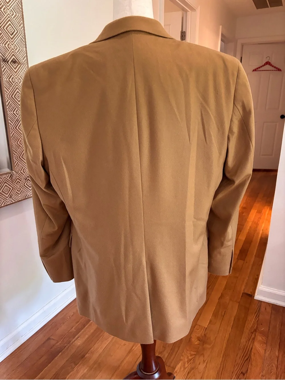 Jos. A. Bank 100% Cashmere Sport Coat Blazer Camel Tan 42R 2 Button